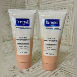 Lot of 2 - Diabetic Skin Care Lotion 6 fl oz each